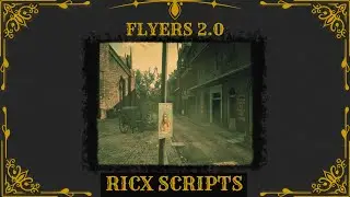 RedM Script - RicX Flyers 2.0 - RedEM:RP/VORP/QBR/RSG Script