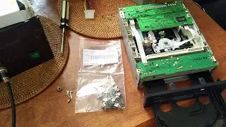 Shorted tactile switch in an HP TS-H192C CD drive