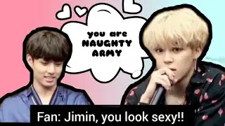 BTS Jimin Cute and Flirty Interactions with ARMY~  JIMIN-AHHHHH😂