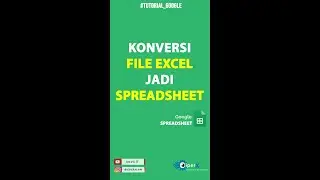 Konversi File Excel Jadi Google Spreadsheet #shorts