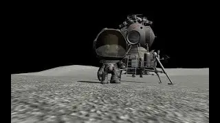 KSP: Soviet Lunar Expedition - Landing!