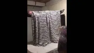 Жена застала мужа за левитацией