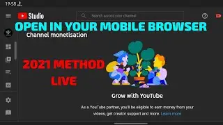 How To Open Youtube Studio In Chrome | How To Open Youtube Studio In Chrome Desktop Site