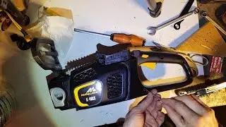 McCulloch LI40CS battery chainsaw oiler repair