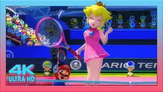 Giantess Growth Peach and Rosalina - Mario Tennis Ultra Smash (4K60) 巨大娘