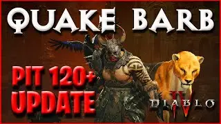 Quake Barb Build - High Pits Update [Diablo 4 Character Guide]