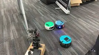 Robot party at circuit launch