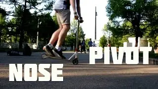 (Nose Pivot) Как сделать Пивот на самокате
