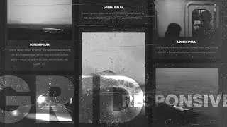 Responsive Grid Layout - Blog Posts Page Concept | HTML, CSS & JAVASCRIPT