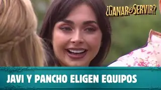 Javi y Pancho eligen equipos y mueven a dos participantes | ¿Ganar o Servir? | Canal 13