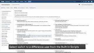 How-to: Switch User using ScriptRunner for Jira Server
