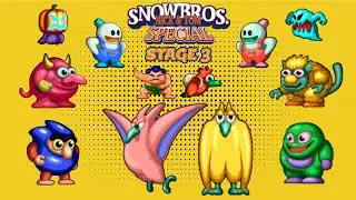 Snow Bros 1 Special Edition 2025 - Stage 3 No Revive Challenge | Apache Gamers Review