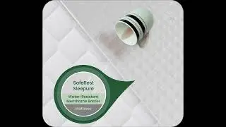 #onlineshopping #SafeRest #Sleepure #waterproof  #quilted  #mattress  #protector  #viscose #bamboo