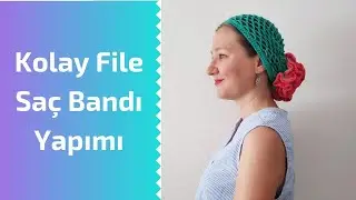 Easy Crochet Summer Ruffled Hairband Tutorial