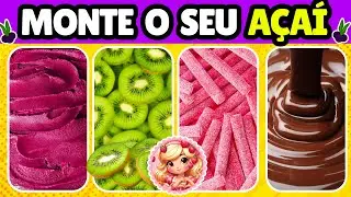 MONTE O SEU AÇAÍ DOS SONHOS 🫐  | ESCOLHA OS MELHORES INGREDIENTES | #quiz