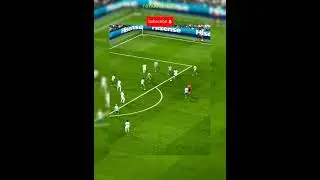 Valverde assist to Kylian Mbappe . Real Madrid #football #footballshorts #soccer