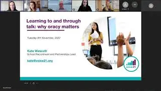 Learning through and to talk: why oracy matters with Voice 21