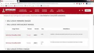 4- Network Ethical Hacking - Downloading and Installing Kali GNU/Linux 2020.1