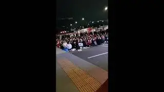 포르투칼전 황희찬 역전골 전후 광화문 광장 시민 반응 [카타르 월드컵 조별 리그 3차전, 2022년 12월 3일] #shorts