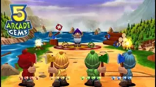 5 Arcade Gems - Lumberjack Trials [WiiWare] Gameplay