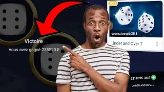 Technique Pour Gagner 235.000 FCFA Sur Le Jeu Under and Over 7 (Plus 7 ou moins)