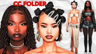 SIMS 4 - THE RAREST FEMALE CC FOLDER OF 2025 HURRY + CC Folder & Sims Download | Sims 4 Create a Sim