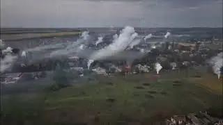 Russische Phosphor Brandbomben heute über Bachmut #krieg #russland #ukraine