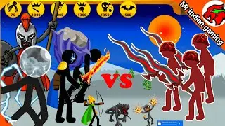 The most powerful Stick War Legacy Chinese units VS Lava Swordwrath 😧