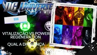 DCUO  Vitalização VS Power Regeneração Qual Diferença!