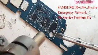 Samsung j6+ Emergency network problem solution/SAM-J6 Plus/ j4 core/j4 plus No Service problem fix