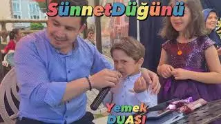 SÜNNET DÜĞÜNÜNDE YEMEK DUASI YAPAN MUHAMMED AFFAN..