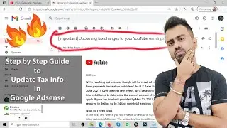 How To Update Tax Informtion on Google Adsense 2021