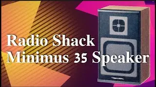 Radio Shack Realistic Minimus 35 Speaker Vlog 12