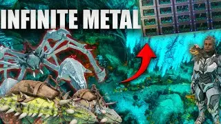 INFINITE METAL FARM METHOD (IN SOLO) | Ark survival ascended