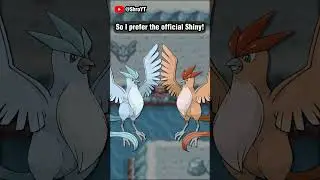 Inverting the Colors of Articuno, Zapdos, and Moltres || #shorts #pokemon #shinypokemon