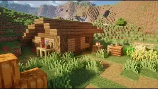 Lonely House In Valley | Minecraft Tutorial
