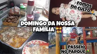 NOSSO DOMINGO/ FIZ LASANHA DE ALMOÇO+CULTO|  Thaiane Massarim
