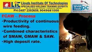 FLUX CORED ARC WELDING (FCAW) - PART 1