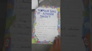 Class 12 English project  on author 
