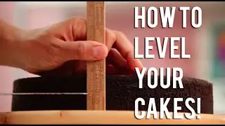How To LEVEL YOUR CAKE LIKE A PRO! Yolanda's levelling and layering tutorial!