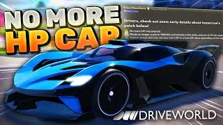 *HP CAP* Is Getting *REMOVED* In Drive World! (Roblox)