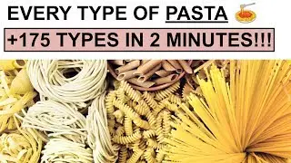 Every type of PASTA +175 in 2 Minutes! 🍝