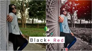 Snapseed Faded Black and Red effect tutorial, Snapseed new editing 2022- QK pictures