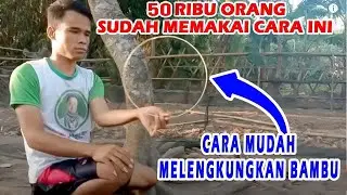 🔴TUTORIAL BIKIN KEPINGAN / CARA MUDAH MELENGKUNGKAN BAMBU / KERANGKA LAYANGAN NAGA