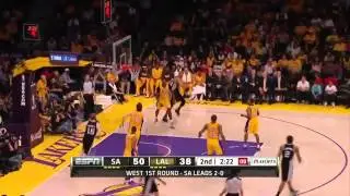 Spurs vs Lakers Game 3 Highlights April 26, 2013