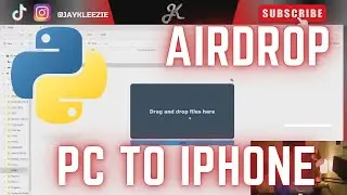 I Built AirDrop for Windows Using Python | Send Files Instantly 