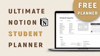 Ultimate Notion Student Planner Tour + Tutorial