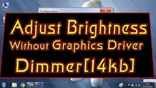 How to DIM computer Screen BEYOND the MINIMUM | Control Brightness WINTHOUT Graphic Drivers✔