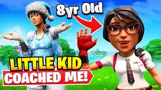 THIS 8 YEAR OLD KID TEACHES ME HOW TO BECOME A FORTNITE PRO (Arena Duo Fills)