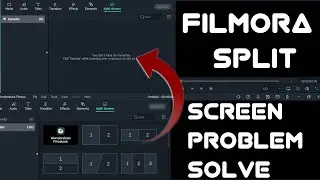 Split screen not showing after installing effect packs/ Filmora split screen problem fix  IN HINDI